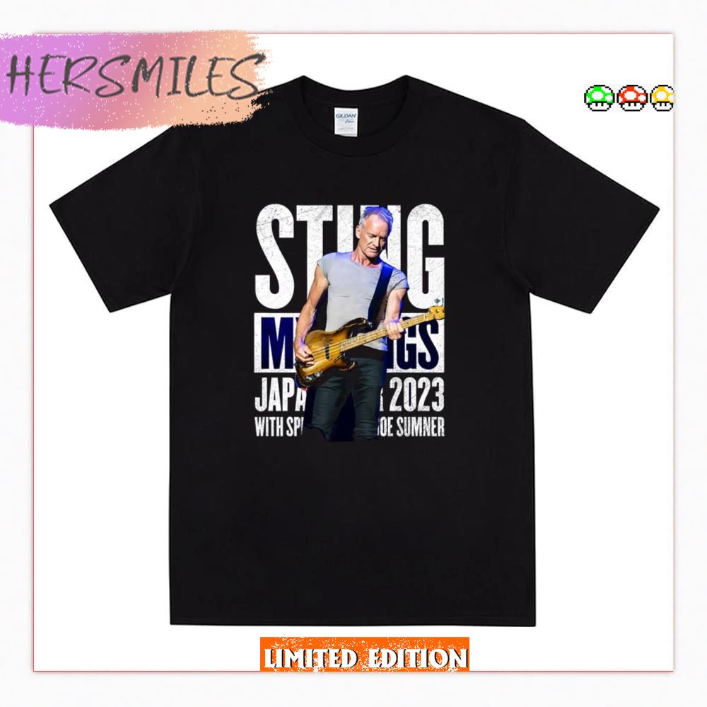 sting my songs tour t shirt