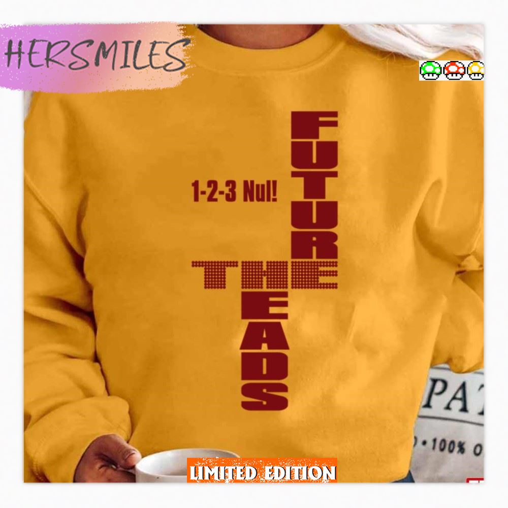 The Futureheads Logo 1 2 3 Nul Fantastic Plastic Vintage Remake T-shirt