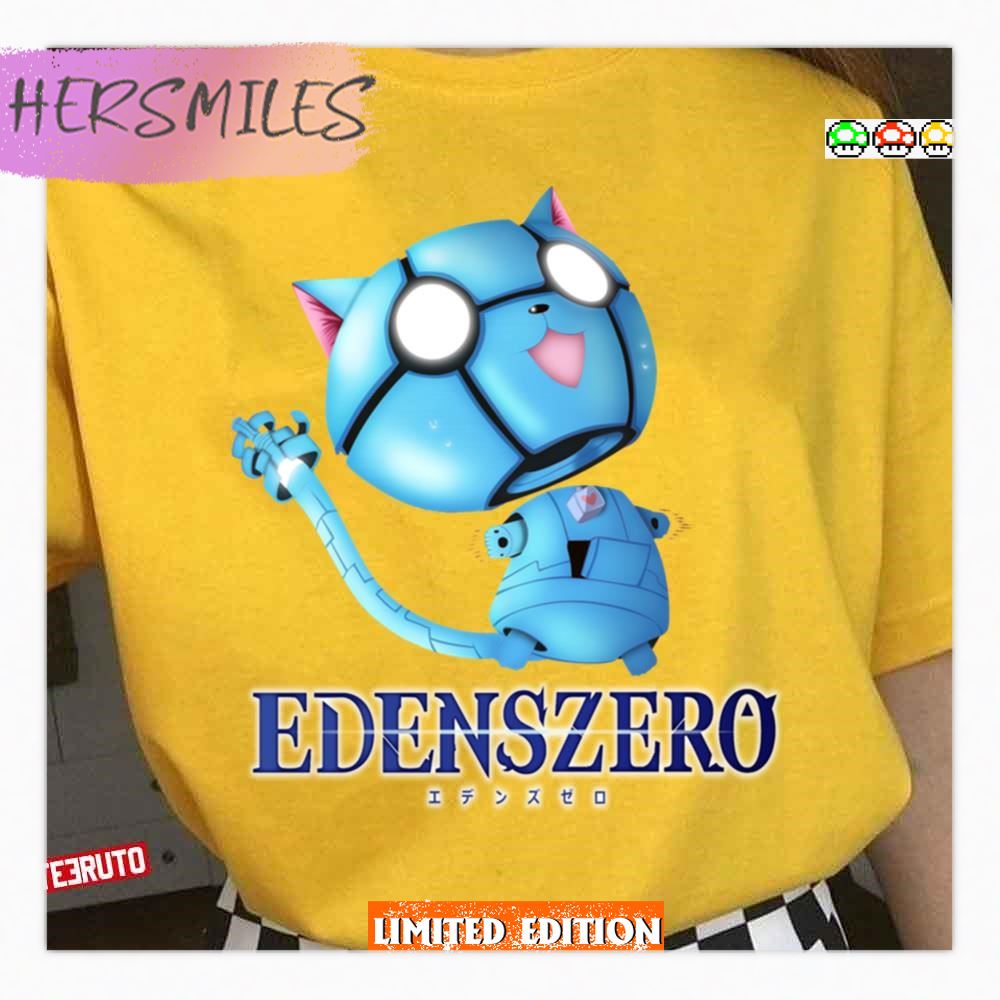 The Robot Cat Happy Edens Zero T-shirt