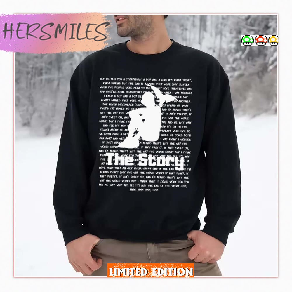 The Story Lyrics Design Conan Gray  T-shirt