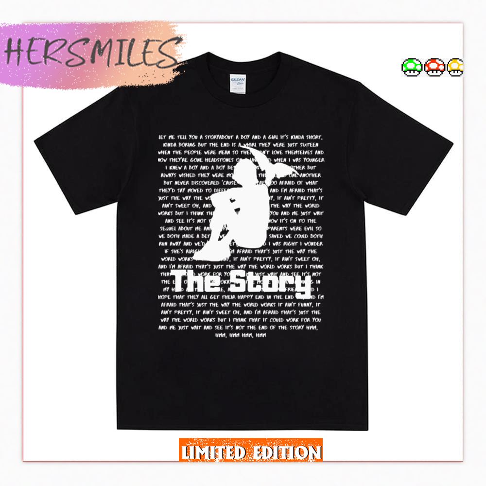 The Story Lyrics Design Conan Gray  T-shirt