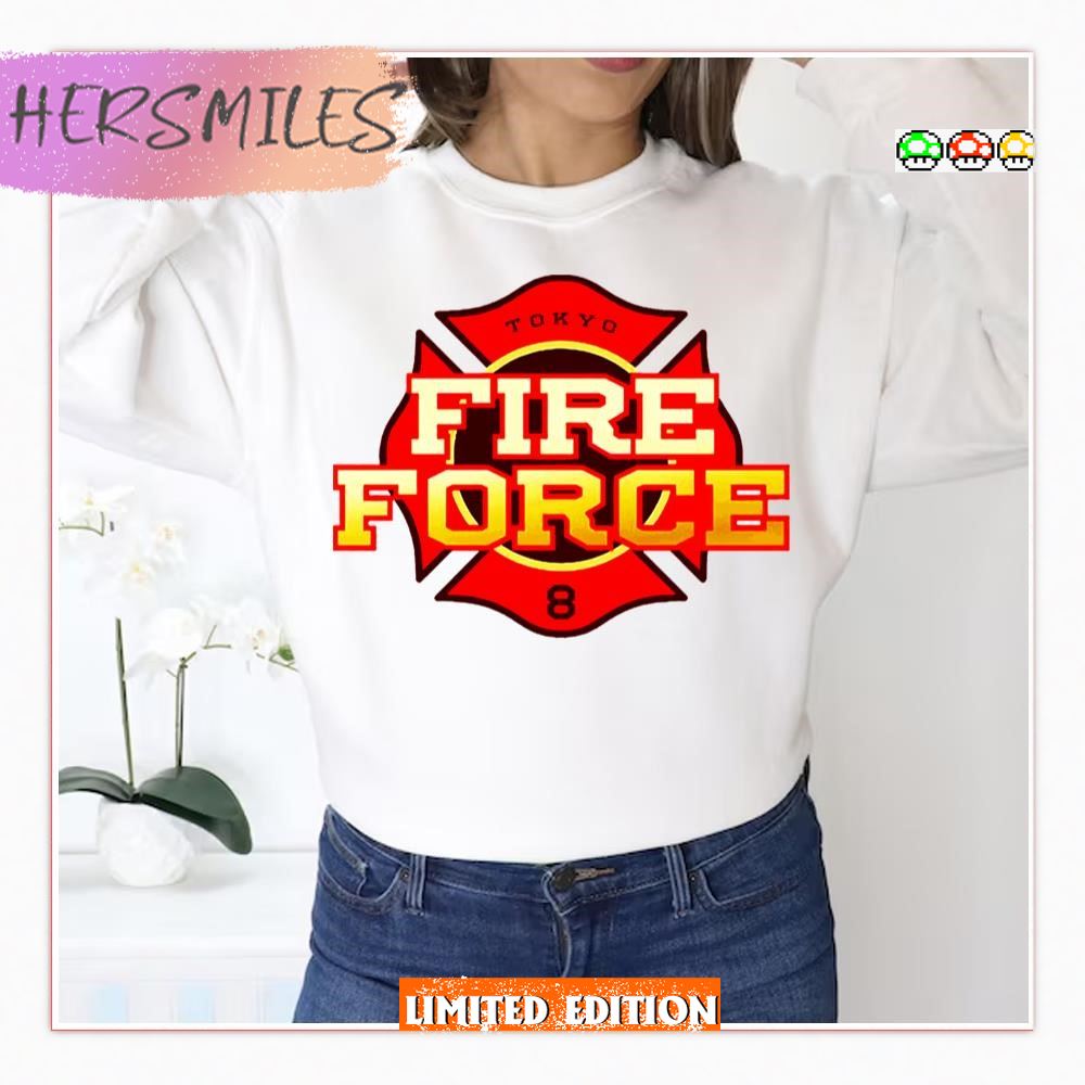 Tokyo Fire Force Logo Red T-shirt Tokyo Fire Force Logo Red T-shirt