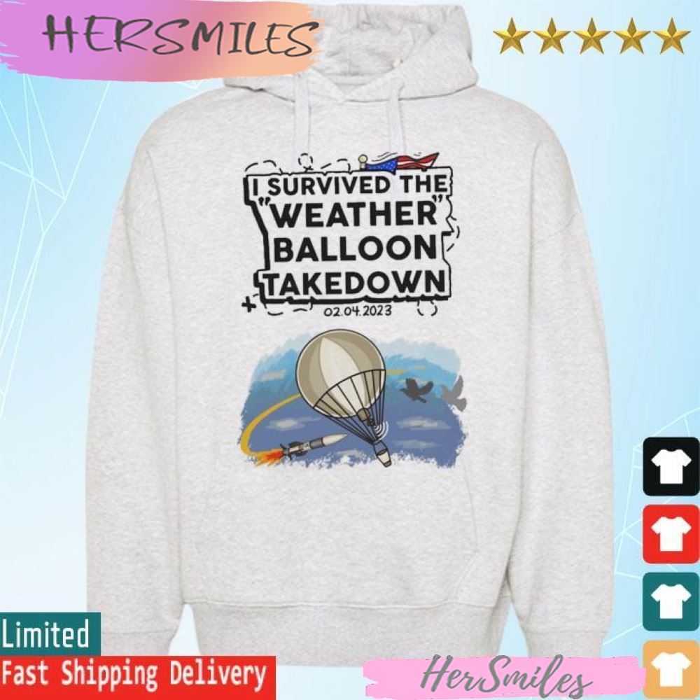 Weather Balloon Takedown Survivor Chinese Spy Balloon T-shirt Weather Balloon Takedown Survivor Chinese Spy Balloon T-shirt