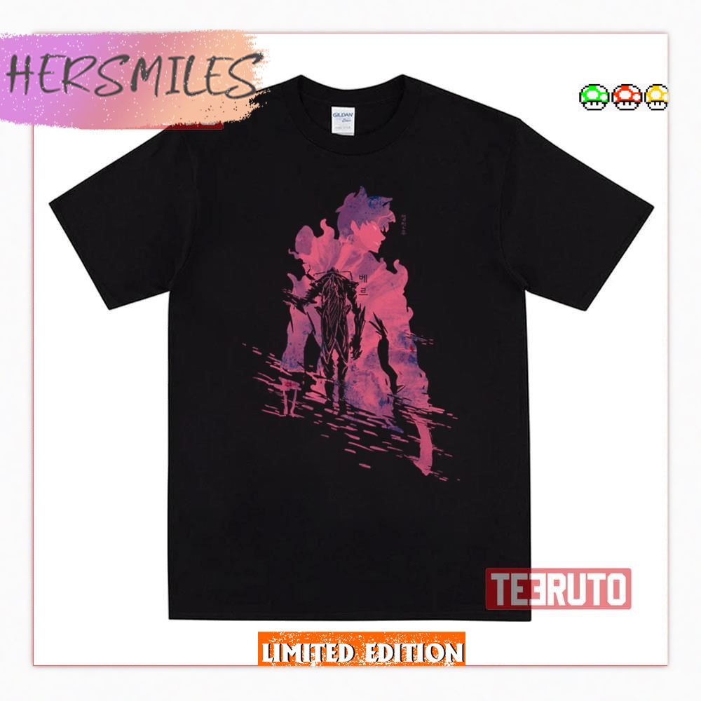 Aesthetic Design Sung Jin Woo Arrival Solo Leveling Shirt
