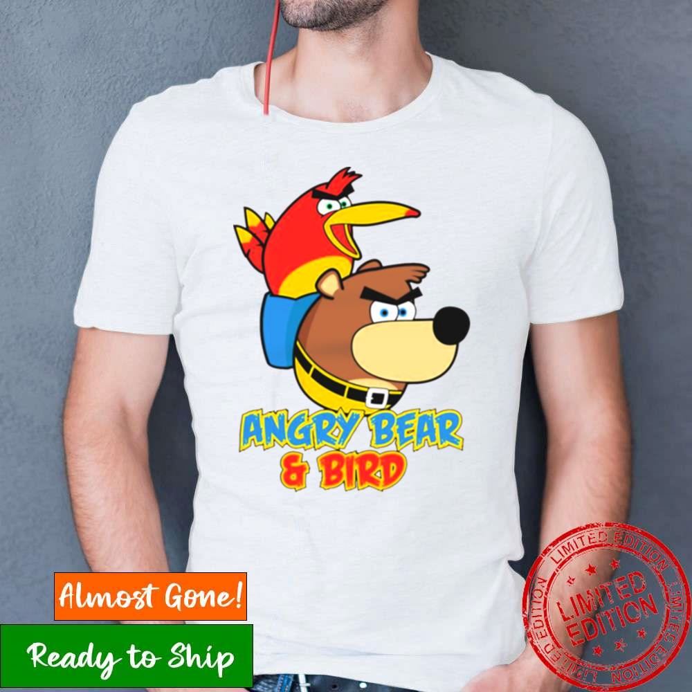 Angry Bear & Bird Parody Banjo & Kazooie Shirt Angry Bear & Bird Parody Banjo & Kazooie Shirt