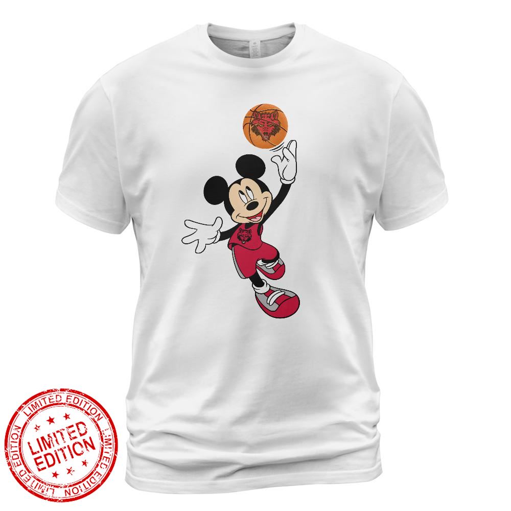 Arkansas State Red Wolves Mickey Basketball NCAA March Madness Shirt
