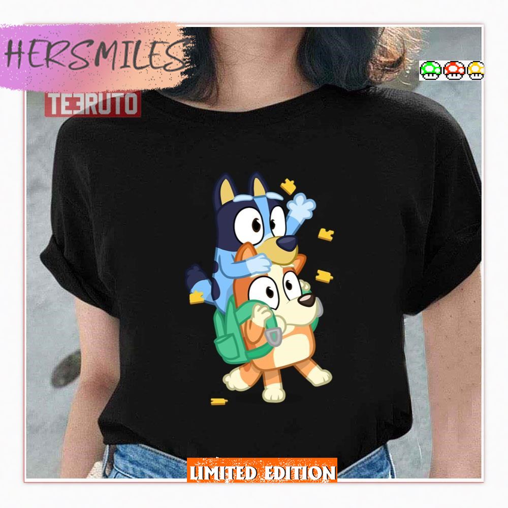 Bingo Ka Bluey Parody Banjo & Kazooie T-Shirt - Hersmiles