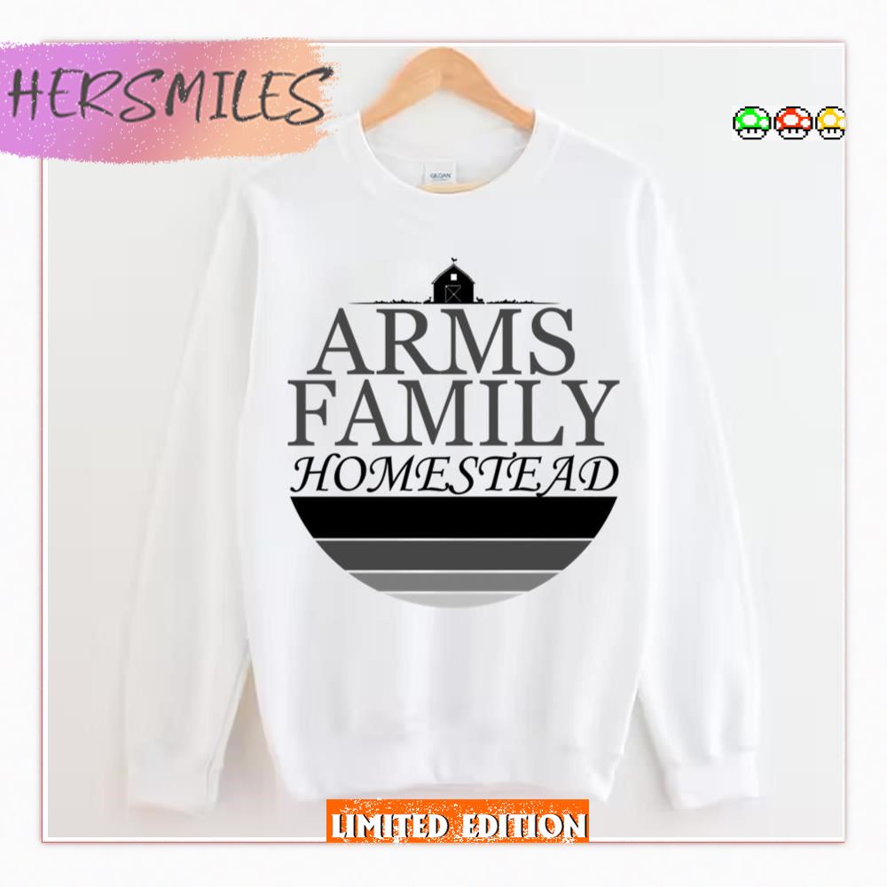 Black And White Design Arms Family Homestead Special T-Shirt
