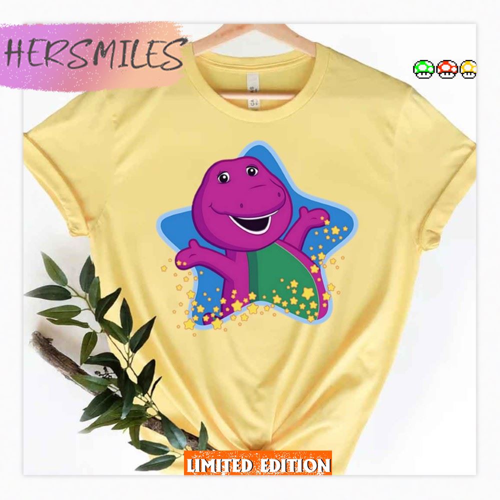 Funny Cartoon For Kids Barney The Dinosaur And Friends T-Shirt