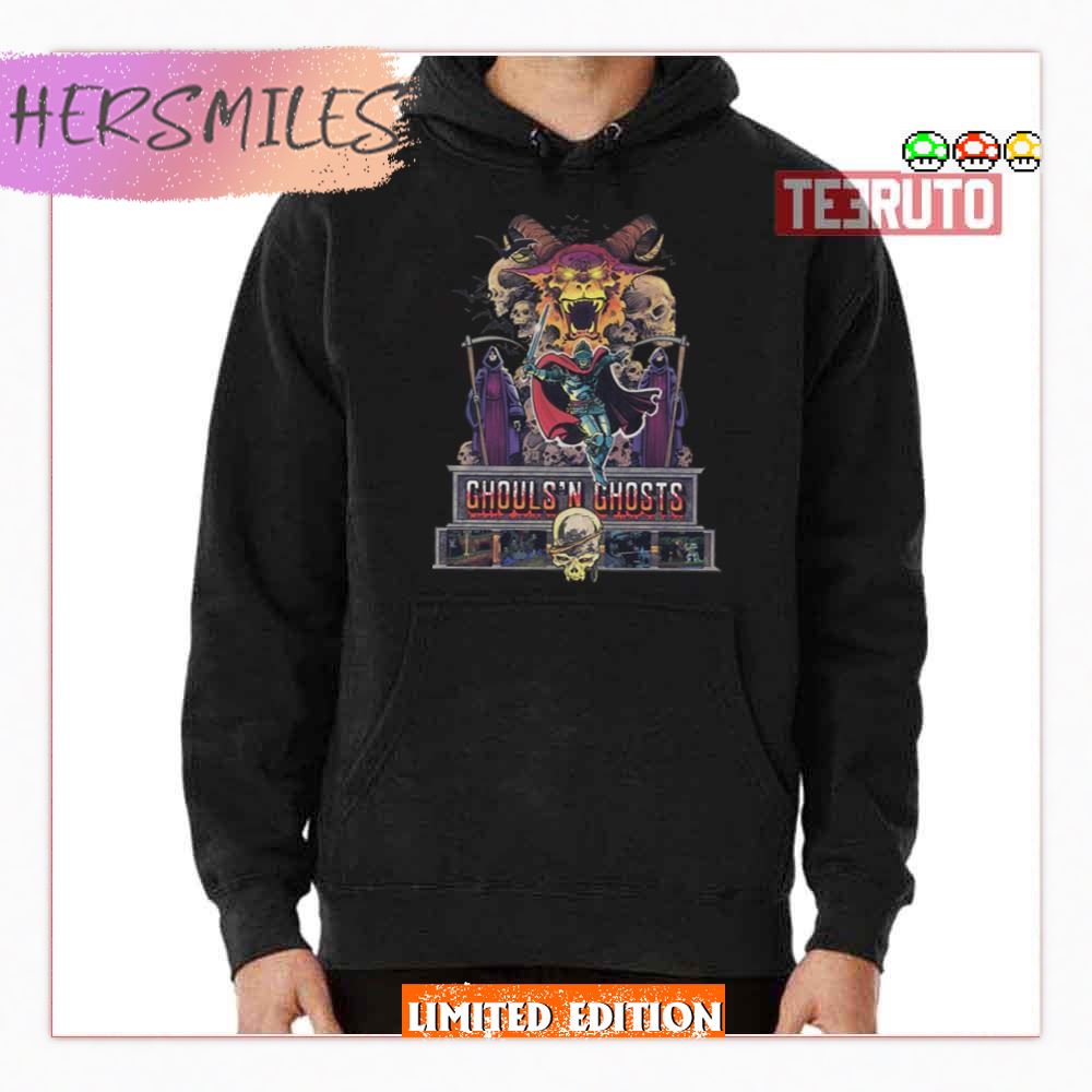 Ghouls'n Ghosts Vintage Design T-Shirt Ghouls'n Ghosts Vintage Design T-Shirt