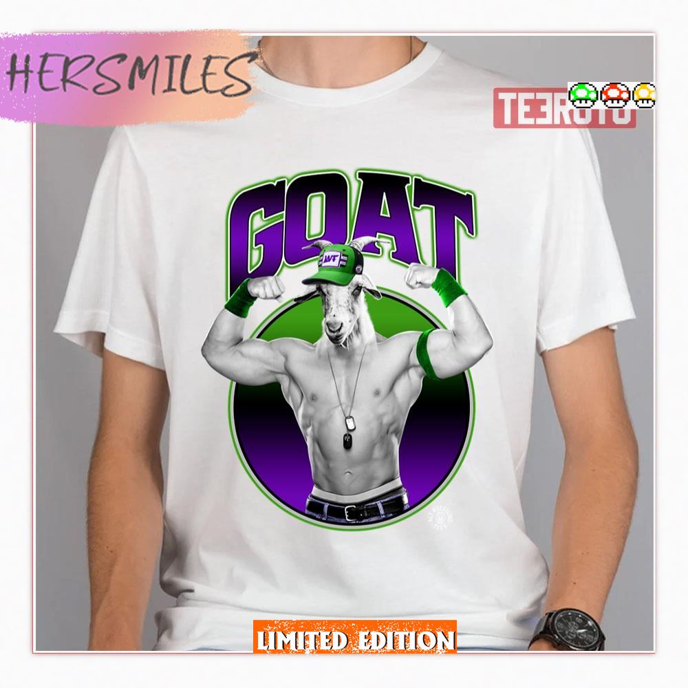 Goat Green And Purple Wwe Wrestling T-Shirt