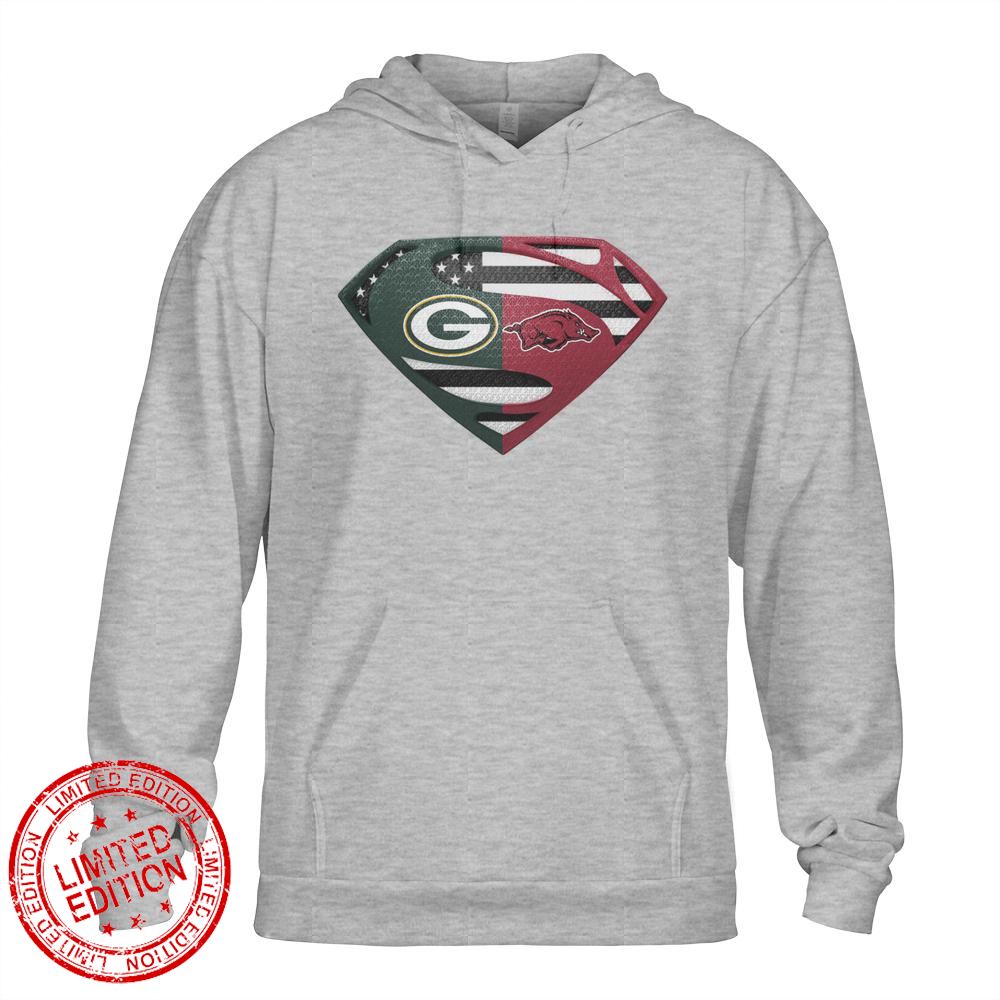 NFL Green Bay Packers Superman logo Double-sided Men's Small Unisex  T-Shirt