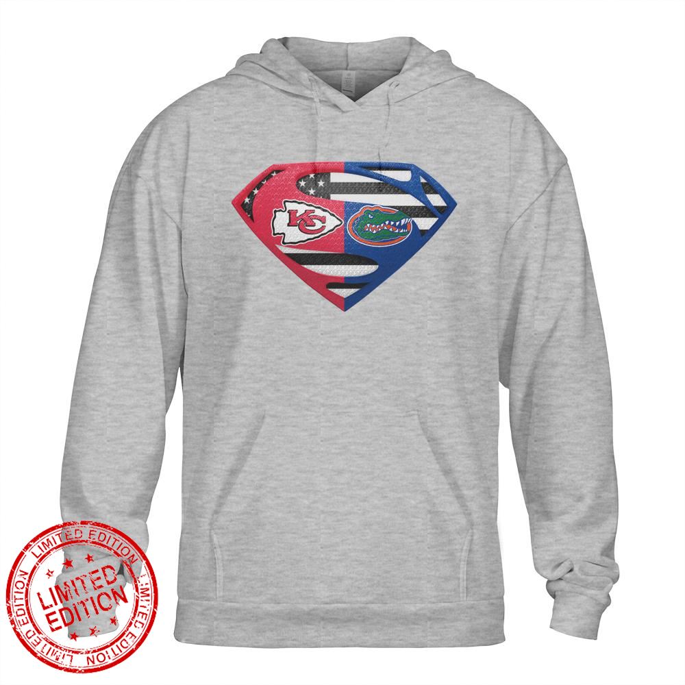 Kansas City Chiefs Florida Gators Superman Logo Us Flag Shirt Kansas City Chiefs Florida Gators Superman Logo Us Flag Shirt