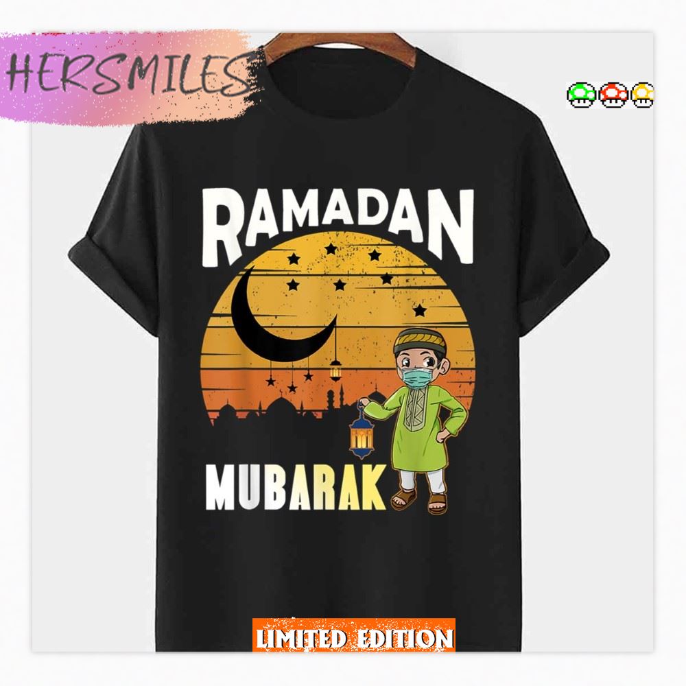 Kids Ramadan Mubarak Design T-Shirt
