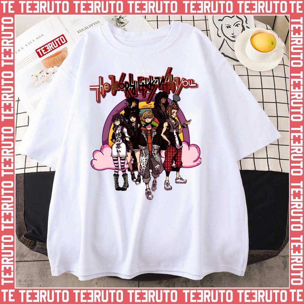 Manga Neo The World Ends With You Neo Characters T-Shirt