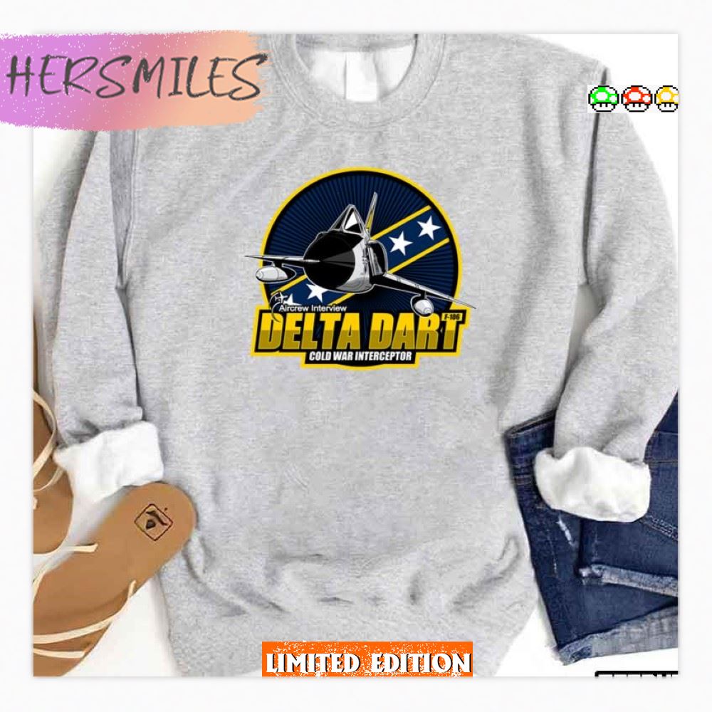 Military Army F 106 Delta Dart Graphic Shirt - Hersmiles