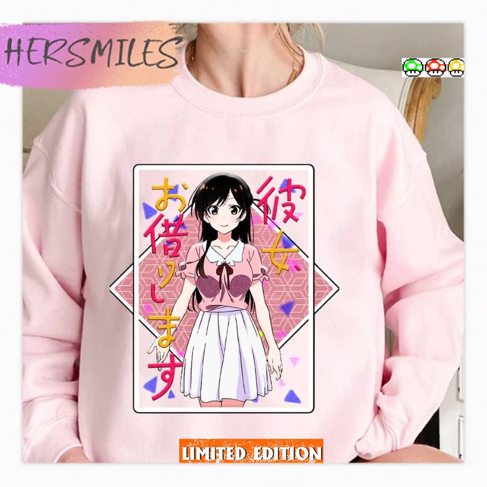 Pinky Cute Girl Chizuru Ichinose Rent A Girlfriend Anime Shirt