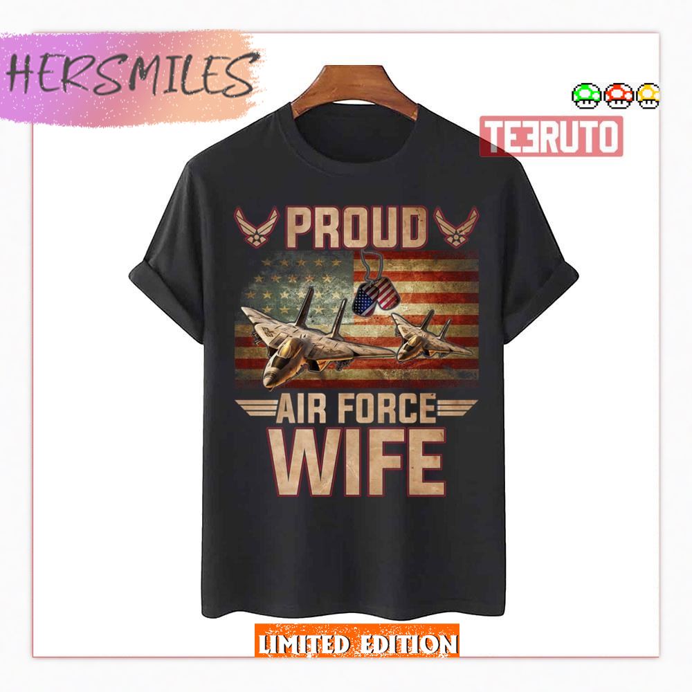 Proud Air Force Wife Veterans Day Shirt