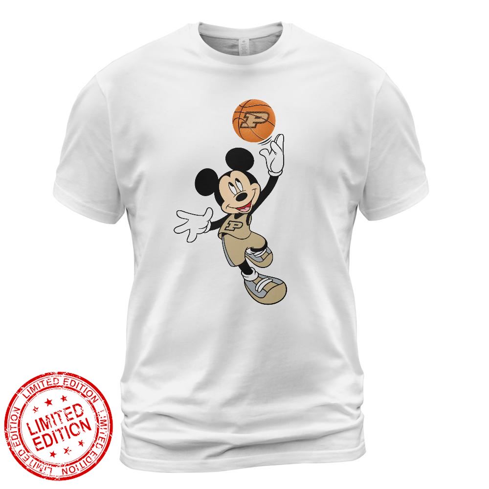 Purdue Boilermakers Mickey Basketball NCAA March Madness Shirt