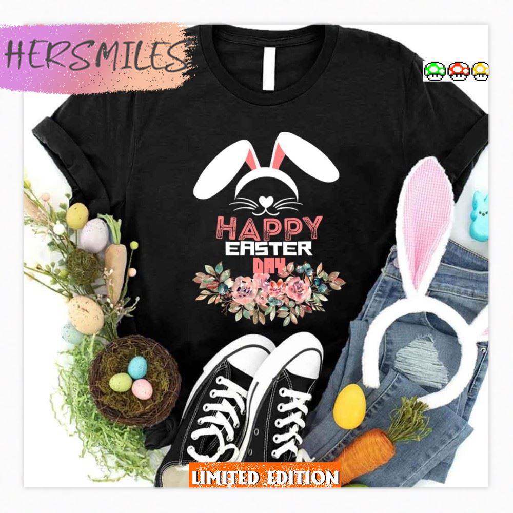 Roses Happy Easter Day With Flowers Shirt