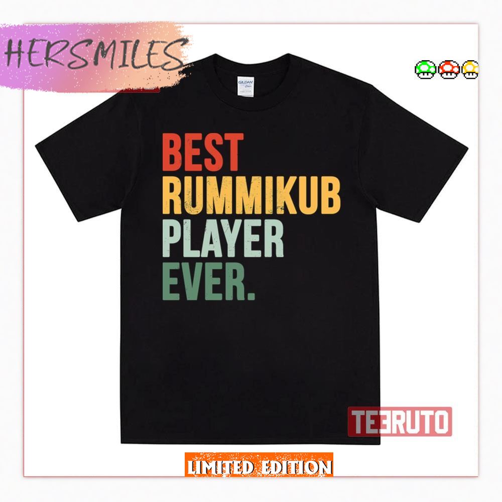 Rummikub Player Ever Grunge Boardgame Shirt