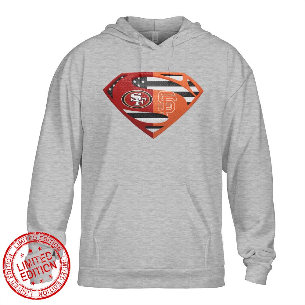 San Francisco 49ers And San Francisco Giants Superman T-Shirt