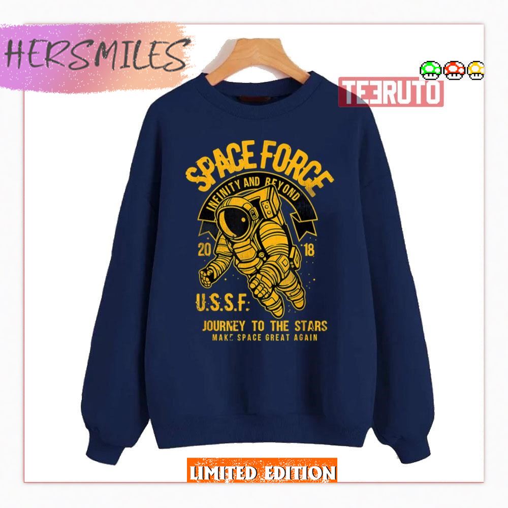 Space Force Make Space Great Again Graphic Shirt