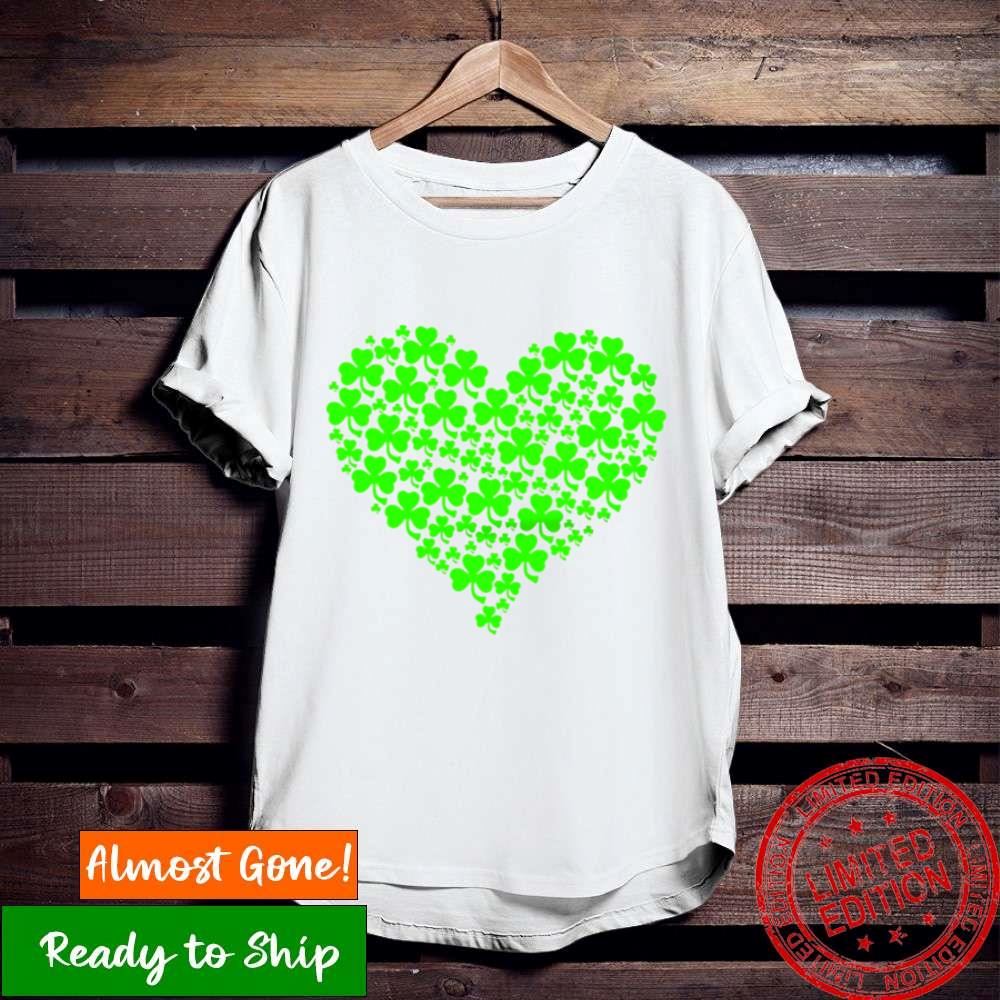 St Patrick’S Day Shamrock Heart Cute Irish Sweatshirt