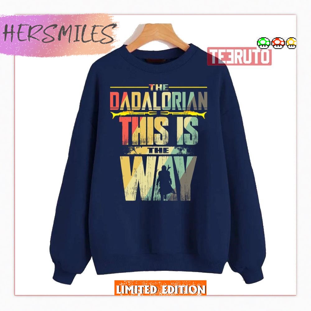 The Dadalorian Vintage This Is The Way Retro Shirt