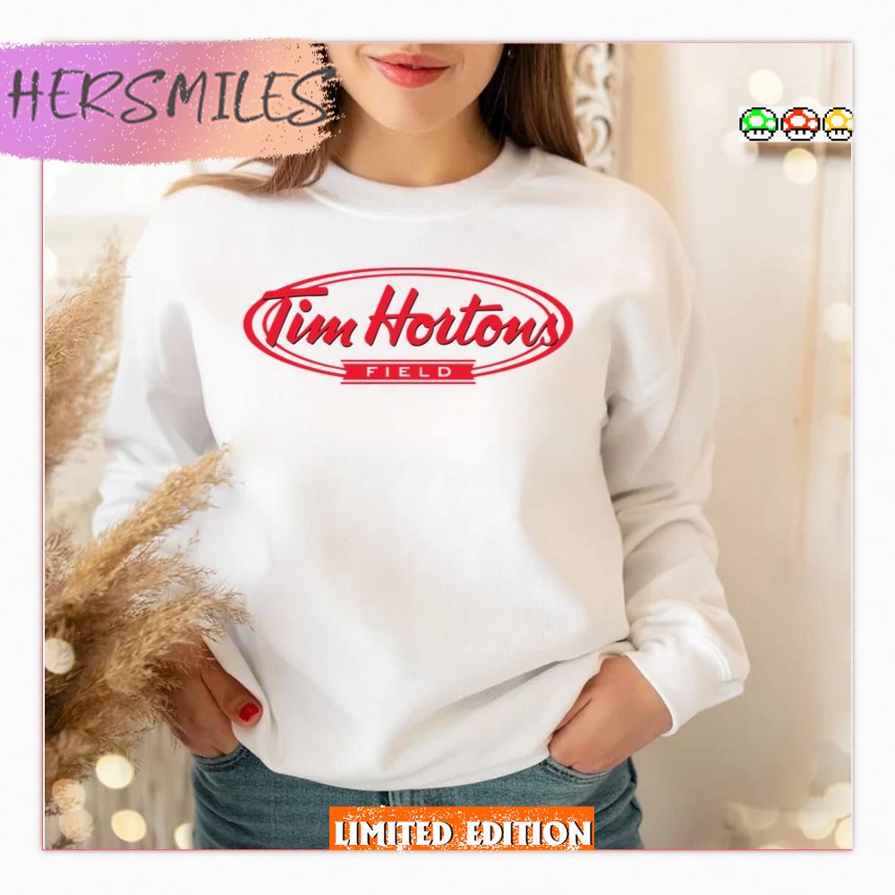 Tim Hortons Red Field Logo T-Shirt Tim Hortons Red Field Logo T-Shirt