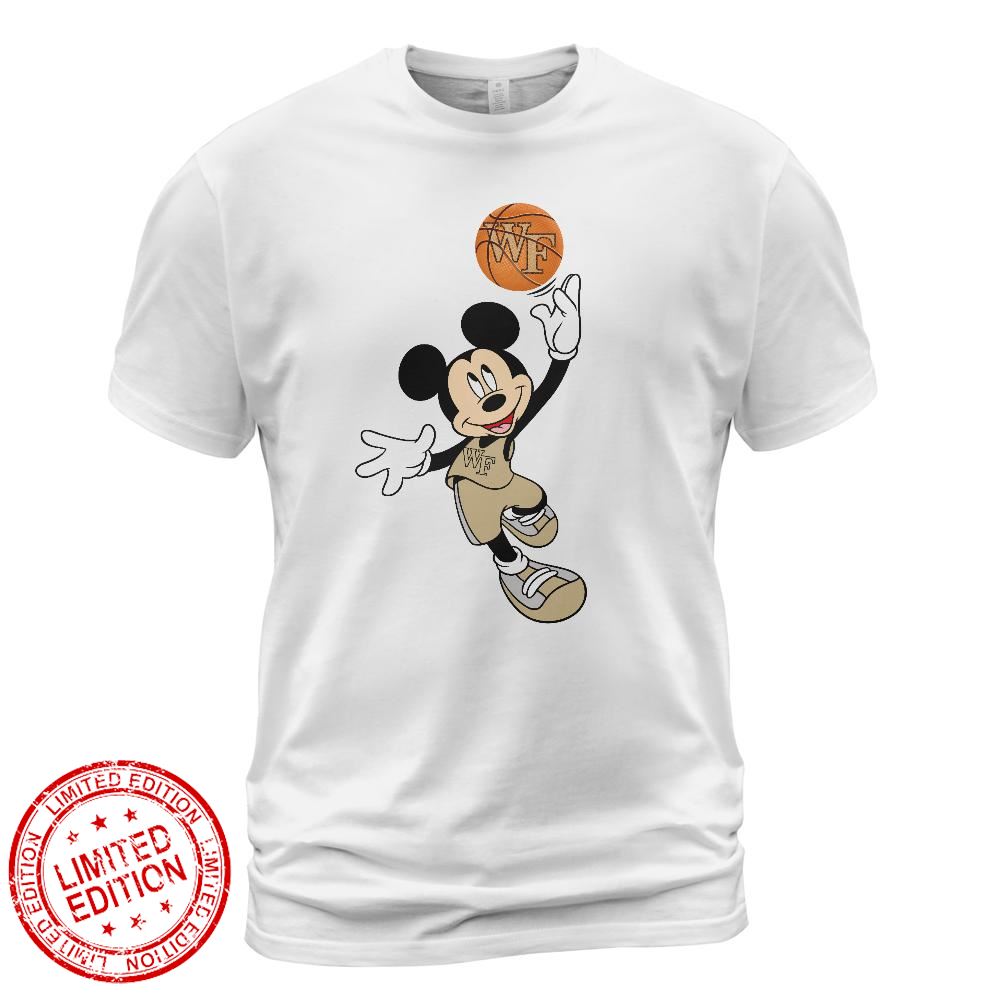 Wake Forest Demon Deacons Mickey Basketball NCAA March Madness Shirt