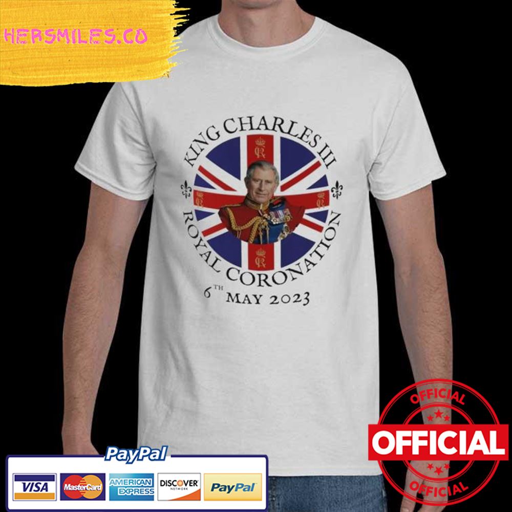 King Charles III Royal Coronation 6th May 2023 Shirt
