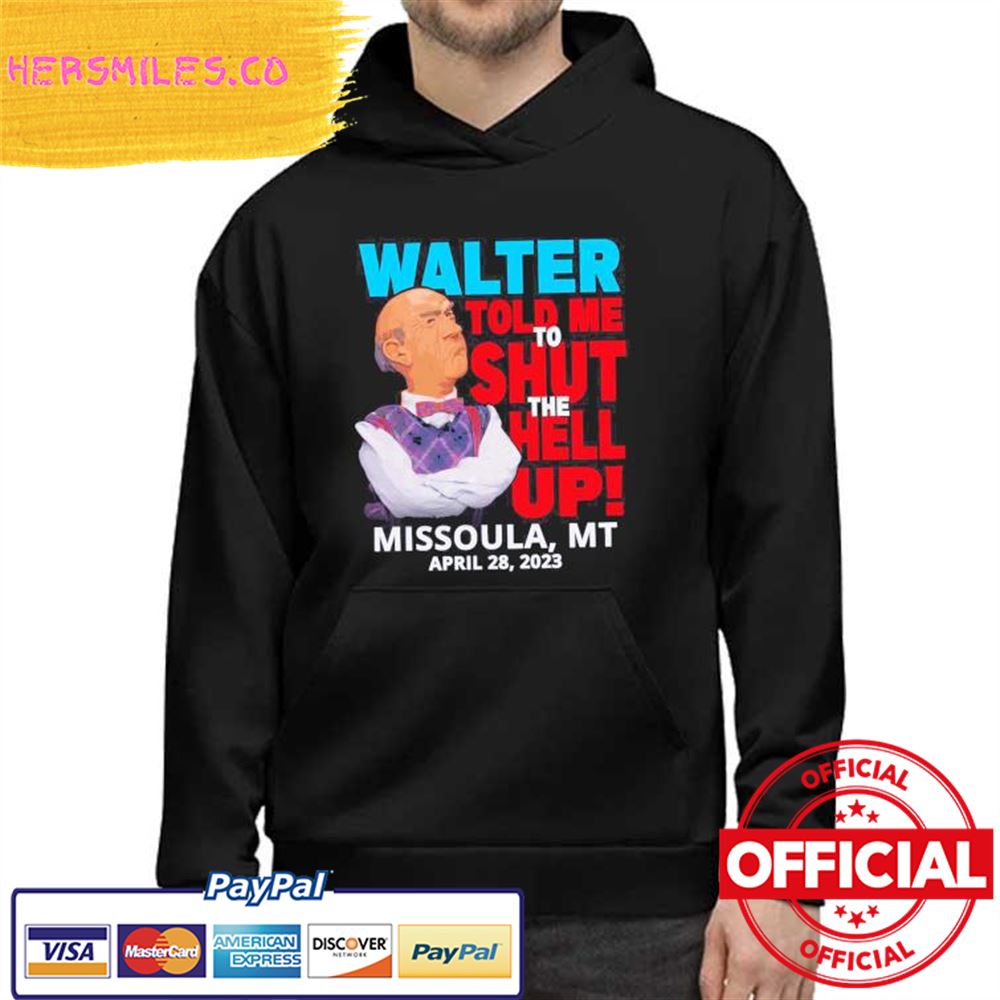 Official Walter Jeff Dunham Missoula MT April 28 2023 Tour Shirt