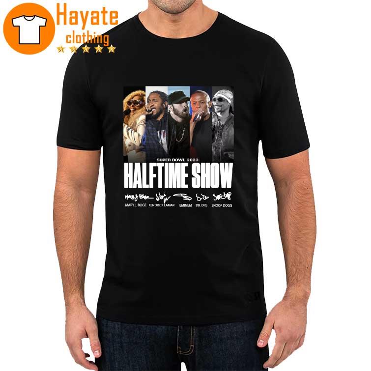 Super Bowl LVI 2023 Halftime Show Singer Signatures Shirt