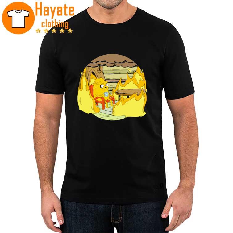 This Is Fine Adventure Time Cartoon Shirt