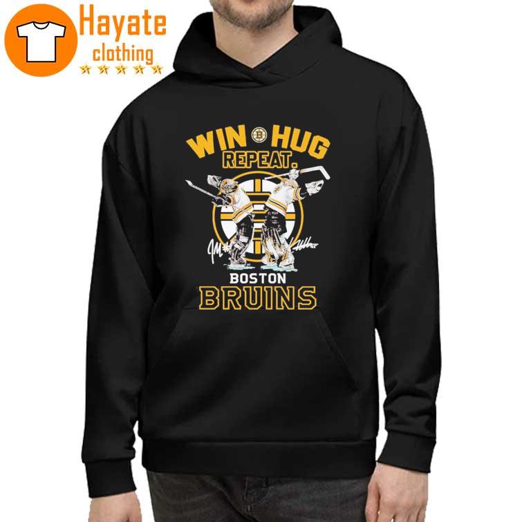 Win Hug Repeat Boston Bruins signatures Shirt