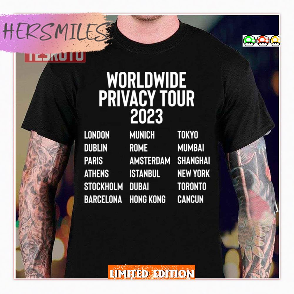 2023 Worldwide Privacy Tour Shirt
