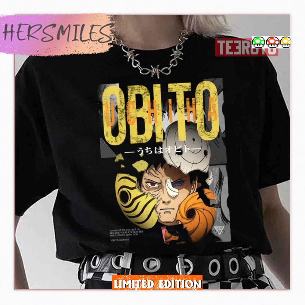 90s Art Obito Uchiha Naruto Shippuden Shirt - Hersmiles