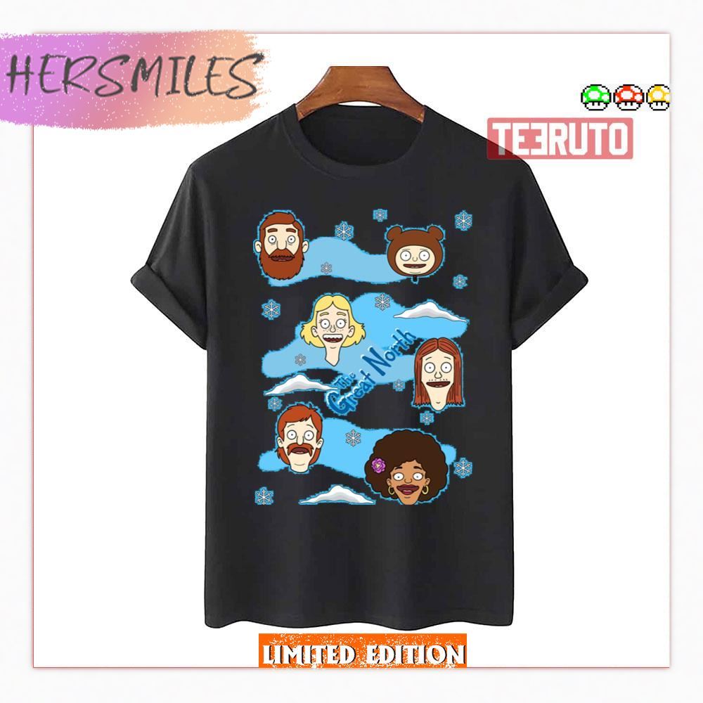 The Great North Characters Cute Design Shirt