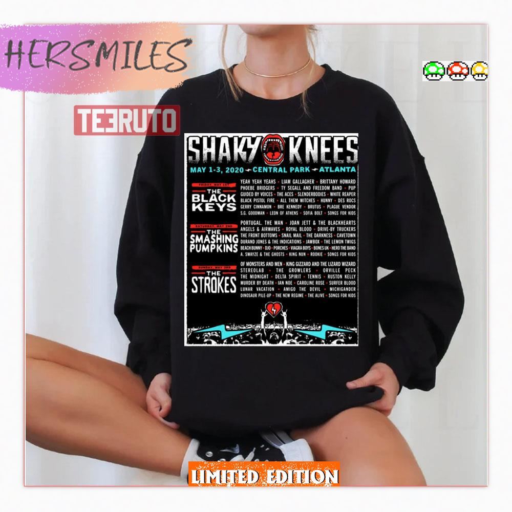 Vintage Shaky Knees Tour 2020 Festival Punah Shirt