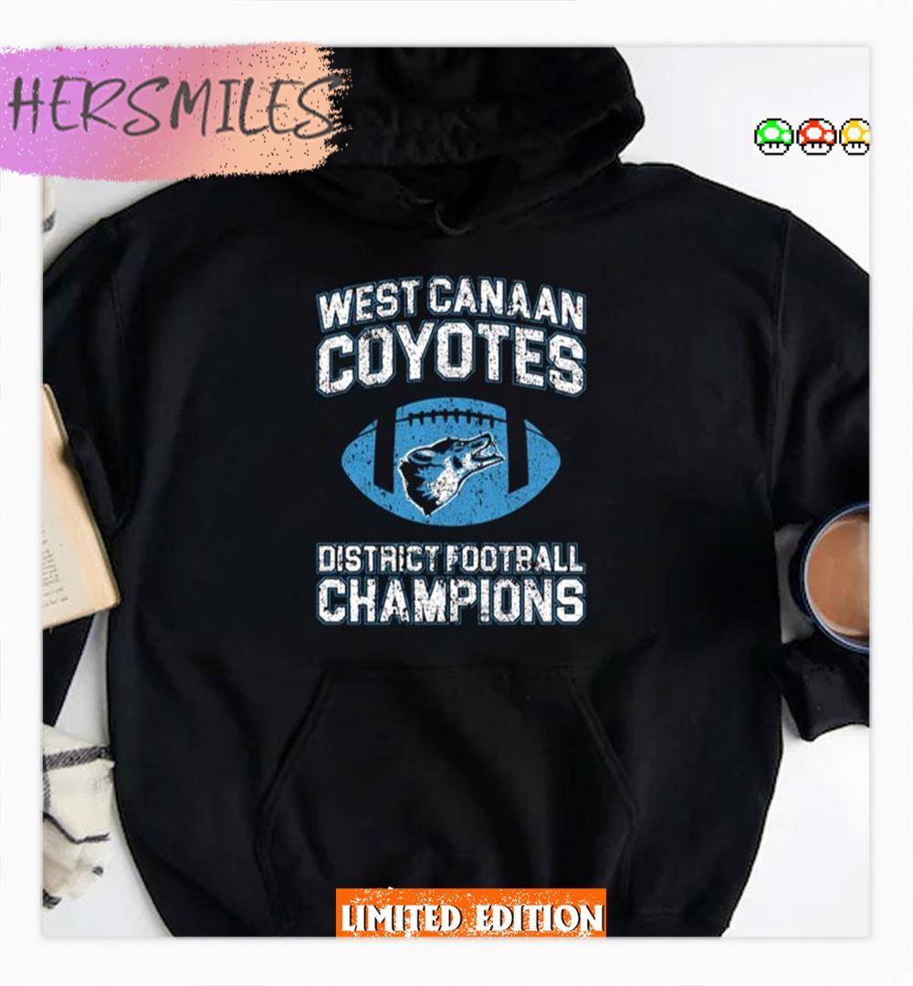 West Canaan Coyotes Football Champions Varsity Blues Shirt