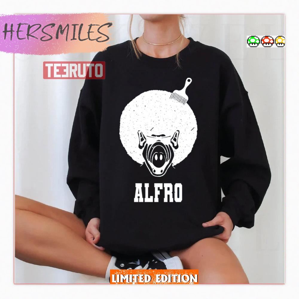 White Art Gordon Alf Alien Life Form Afro Alf Shirt