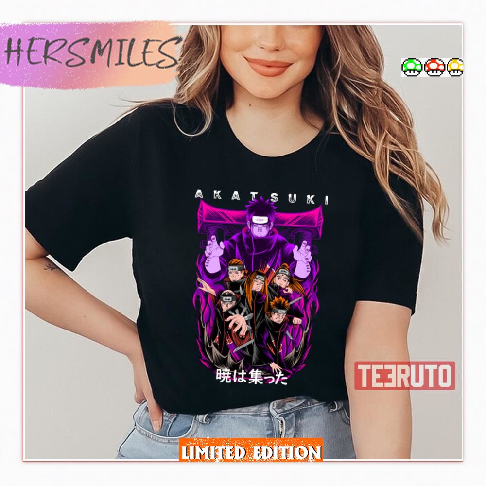 Akatsuki Purple Art Naruto Shippuden Shirt