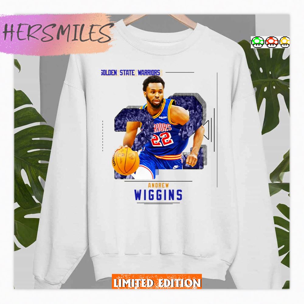 Andrew Wiggins Edit Warriors Sports Artwork Number 22 Shirt Andrew Wiggins Edit Warriors Sports Artwork Number 22 Shirt
