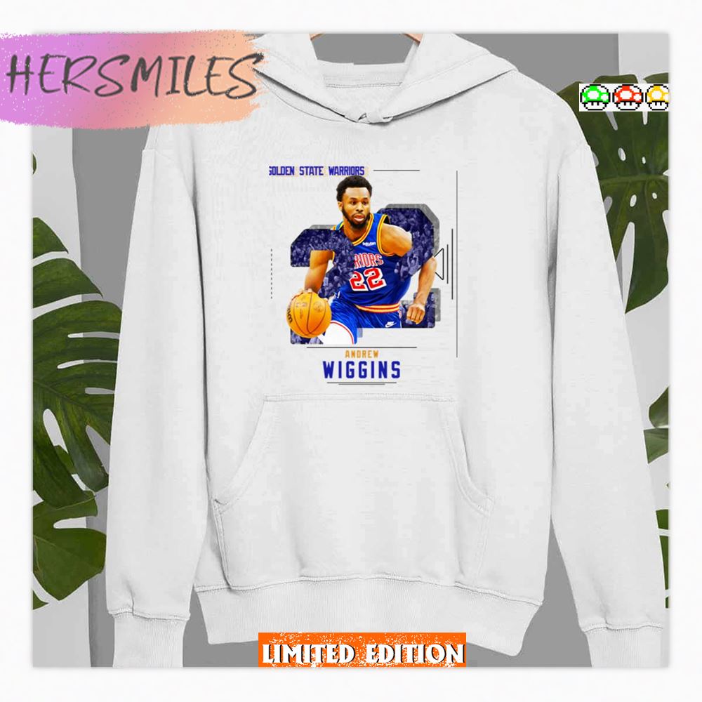 Andrew Wiggins Edit Warriors Sports Artwork Number 22 Shirt