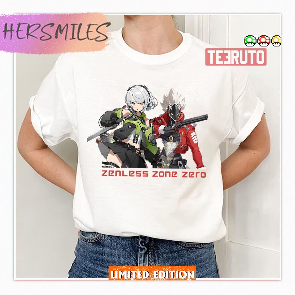 Anime Art Zenless Zone Zero Game Shirt