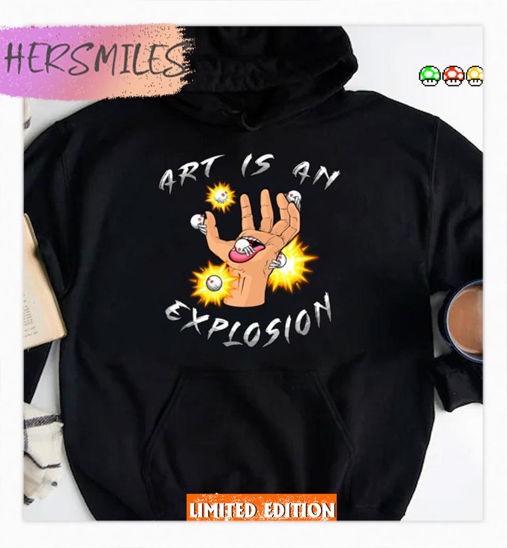 Art Is An Explosion Naruto Shippuden Shirt