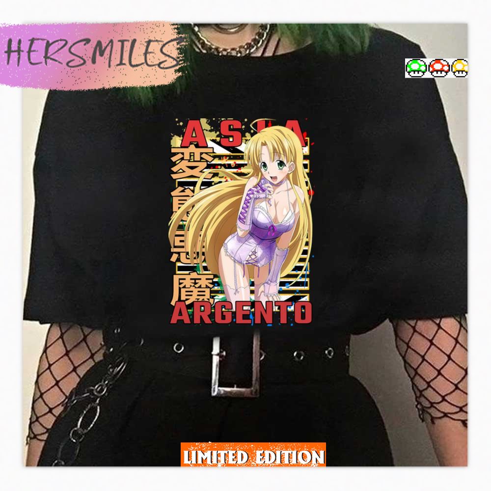 Asia Argento High School Dxd Dxd Sexy Girl Urban Anime Manga Design Shirt Asia Argento High School Dxd Dxd Sexy Girl Urban Anime Manga Design Shirt