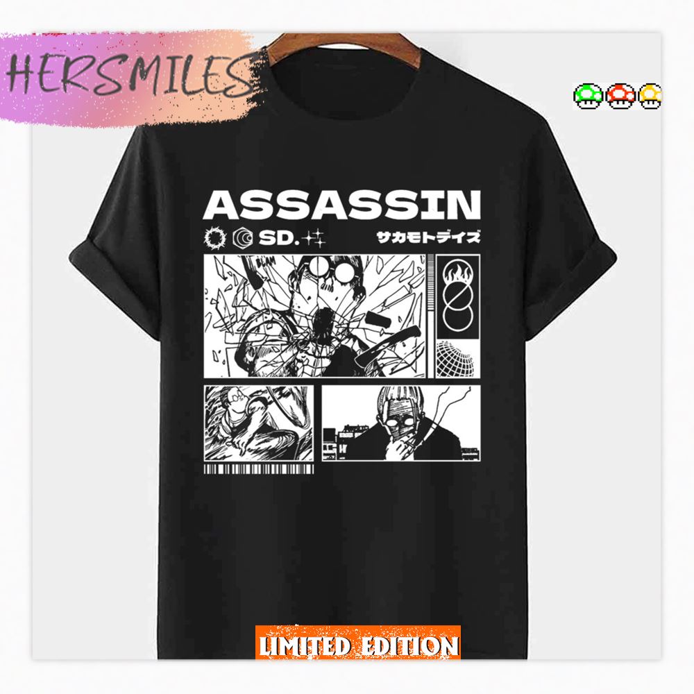 Assassin Sakamoto Days Art Shirt