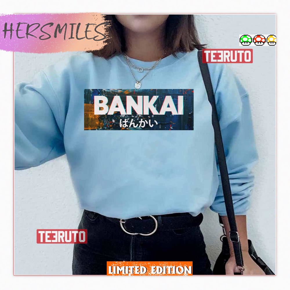 Bankai Distressed Design Bleach Anime Shirt